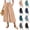 39# Khaki, variant on Womens Capri Pant Dressy Casual Wide Leg Palazzo Pants Flowy Gaucho Pants Drawstring Trousers with Pockets Navy S