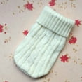 thumbnail image 2 of Winter Warm Knitted Pet Sweater Jacket For Small Dogs And Cats Cozy Soft Lined Outerwear, 2 of 2