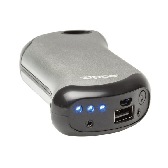 Zippo Silver HeatBank 9s Rechargeable Hand Warmer