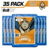 B-Air Grizzly Tarp, 8 x 8 Weave, Multi Purpose Waterproof Tarp, 6X8, Blue, Pack of 35
