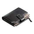 thumbnail image 1 of Men's Short Functional Vertical Zipper Buckle Wallet Mens Wallets with Zipper Purses with Matching Wallets Women Wallets Large Capacity Teen Wallet for Boys Ages 15-18 Wallet Clip Neck Wallet Women, 1 of 4