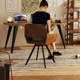 thumbnail image 1 of Homy Casa Writing Desk with Live Edge Design for Home Office Workspace, Natural, 1 of 10