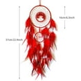 thumbnail image 2 of Red Dream Catcher Wall Decor Crystal Tree of Life Dream Catchers Handmade Feather Dreamcatcher Wall Hanging Ornament for Bedroom Living Room Home Decor, 2 of 6