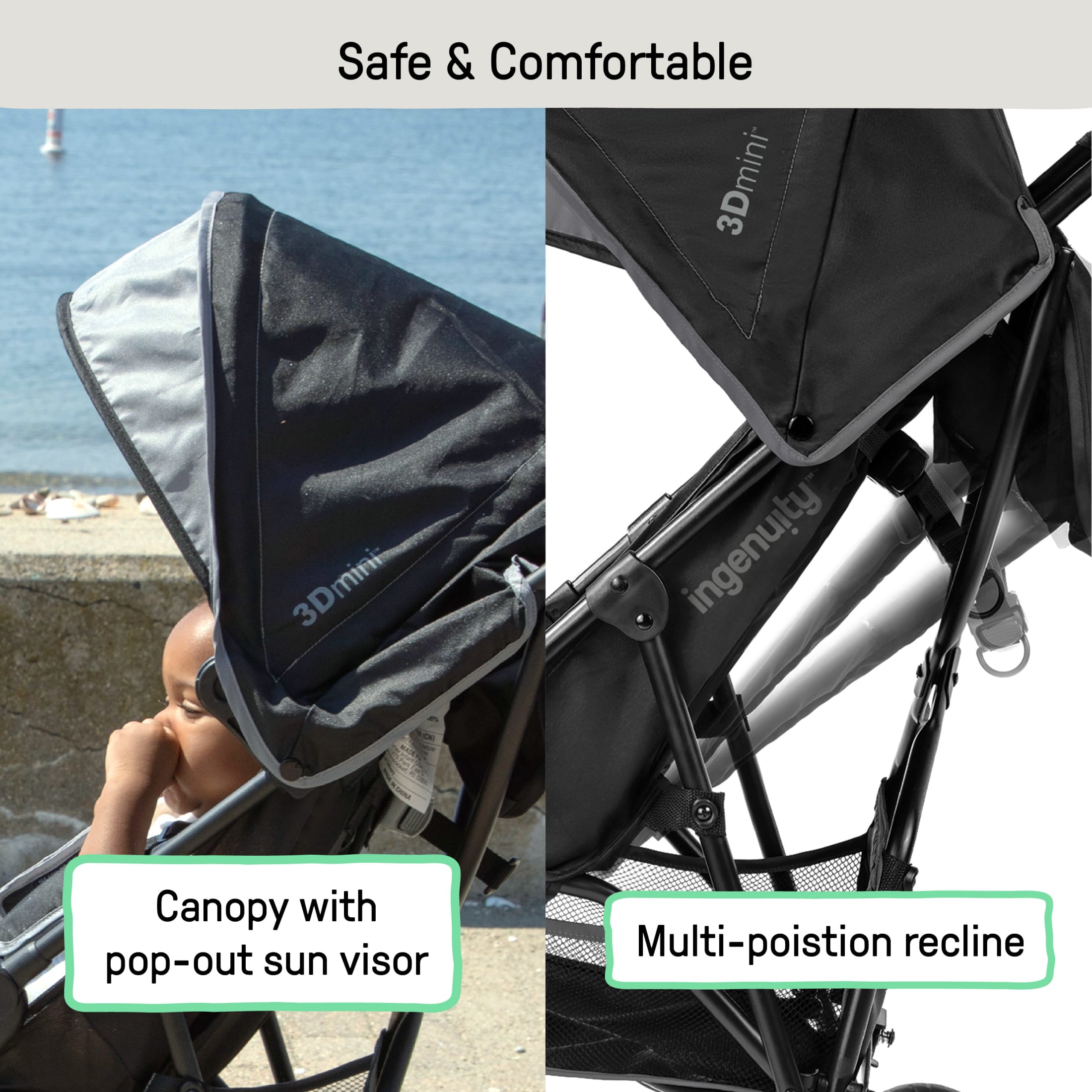 Ingenuity 3D Mini Convenience Lightweight Umbrella Stroller photo 4