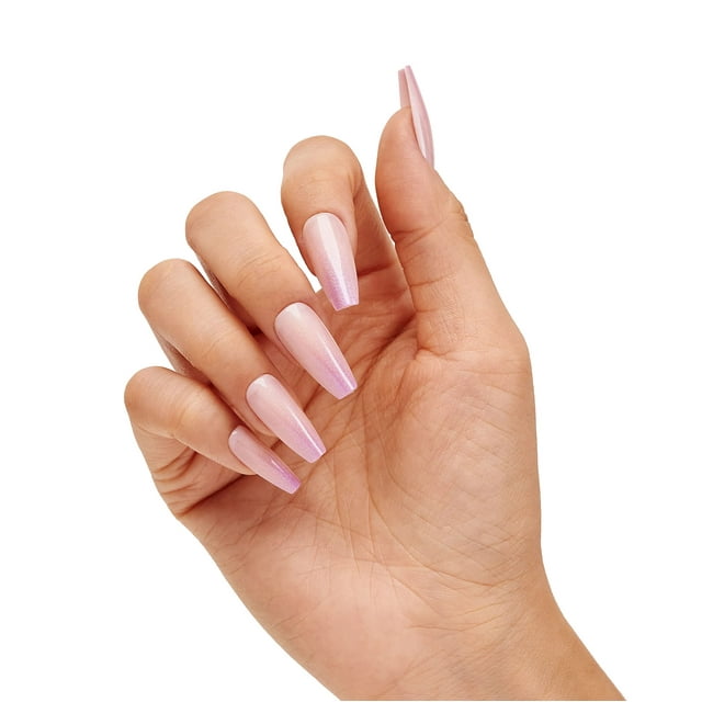 The Nailest - Uñas acrílicas de lujo instantáneas a presión - Ataúd mediano - Iris Ombre