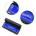 thumbnail image 2 of fankhu 10 Hole 20 Tone Harmonica Portable Harmonica Adults Children Gift (Blue), 2 of 8