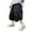 Black, variant on WERYOUNG Boys Girls Cargo Shorts Summer Casual Elastic Waist Baggy Stretch Straight Wide Leg Shorts With Pockets Toddler Funny Dungarees Shorts,Black,4-5 Years