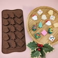 thumbnail image 3 of KMMYS 2Pcs Christmas Silicone Molds – Santa Claus, Gift Box, Christmas Tree & Snowflakes Designs, Non-Stick Chocolate Cake Moulds, Baking Supplies for Desserts, Chocolate, and Cake Decorations, 3 of 6