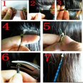 thumbnail image 3 of MesaSe Feather Hair Extension Tool Kit Pliers + Hook + 100Pcs Micro Silicone Link Beads, 3 of 7