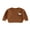 Brown, variant on Suealasg Toddler Boys Girls Sweater Long Sleeve Crew Neck Goose Embroidery Knitted Sweater Warm Knit Pullover Tops Infant Baby Fall Winter Clothes