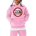 thumbnail image 6 of Girls Fashion Hoodies & Sweatshirts Patchwork Sweatshirts for Teen Girls Pullover Sweaters for Teen Girls Stretchy Tops for Girls 14-16 Pink, 100, 6 of 6