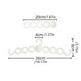 thumbnail image 3 of Deeceymbur Foldable Porous Clothes Hanger Wardrobe Storage Rack Household Multifunctional Rotating Plastic Space Saving Organizer, 3 of 6