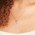 thumbnail image 3 of 6 Carat Marquise IGI Certified Lab Grown Diamond Pendant Necklace For Women | FG-VS Solitaire Pendant Necklace 18K Yellow Gold | Quartze Split Bail, 3 of 7