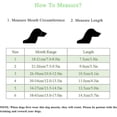thumbnail image 2 of Dog Muzzle, Muzzle, Basket Muzzle With Adjustable Straps (size 4,black), 2 of 5