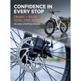 thumbnail image 6 of 2000W Peak Power Electric Fat Tire Bike for Adults - 28MPH, 48V 18Ah (35-85 Miles), 26"x4" All-Terrain Ebike Electirc Bicycle with Full Suspension & 11" Comfort Seat - Conquer Snow, Sand & Trails, 6 of 9
