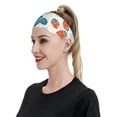 thumbnail image 4 of Wukai Floral Strawberr Sports sweatband,Men & Women Sweatband Headband for Running, Cross Training, Racquetball, Working Out, 4 of 7