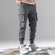 thumbnail image 2 of Pantalones de chándal de moda para hombre - Pantalones cargo con cordón ajustable - Pantalones de chándal ligeros para gimnasio, tallas L-XXXXXL, 2 of 6