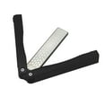 thumbnail image 1 of Xingzhi Sharpener Double Sided Portable Mini Foldable Sharpening Stone Kitchen Handheld Whetstone Household Tools Home for Hiking Black, 1 of 7