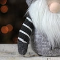 thumbnail image 2 of 8" Wolfgang the Gnome Grey and White Table Top Christmas Decoration, 2 of 3