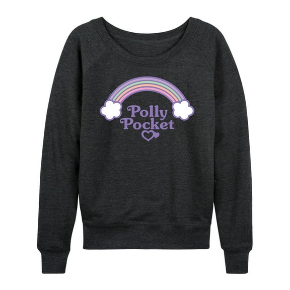 Polly Pocket - Polly Pocket Rainbow Logo - Women's French Terry Long Sleeve Shirt