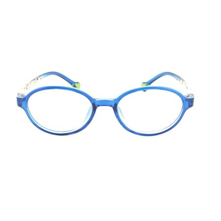 Eye Buy Express Prescription Glasses Boys Girls Blue Clear Cool Reading Glasses Childrens Anti Glare grade