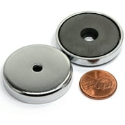 CMS Magnetics® 8 Pieces 15lbs 1.42"x0.26" Ceramic Cup Magnet