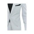 thumbnail image 4 of GN GIORGIO NAPOLI Presidential Mens Suit Two Button Suit Set Modern Fit Tux Set White, 4 of 4