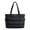 Black, variant on Puffy Tote Bag for Women, Lightweight Work Tote Handbag | 20L for 15.6" Laptop/ 18L for 15.6" Laptop, Quilted Shoulder Bag for Travel College Gym Daily
