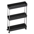 thumbnail image 1 of 3 Capas Rack Almacenamiento Estrecho Con Organizador Ruedas para Baño Doméstico (), 1 of 9