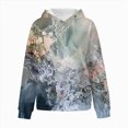 thumbnail image 6 of Staki Girl's Camo Hoodies Long Sleeve Oversized Sweatshirts Hoodie Pullovers Streetwear Trendy 2-12Y(Blue,7-8 Years), 6 of 7