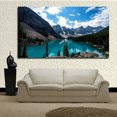 thumbnail image 3 of Ounissouiy Paisaje regalo pintura al óleo lago árbol lienzo enmarcado dibujo arte cartel cuadro decorativo dormitorio pasillo Oficina Artesanía, 3 of 6