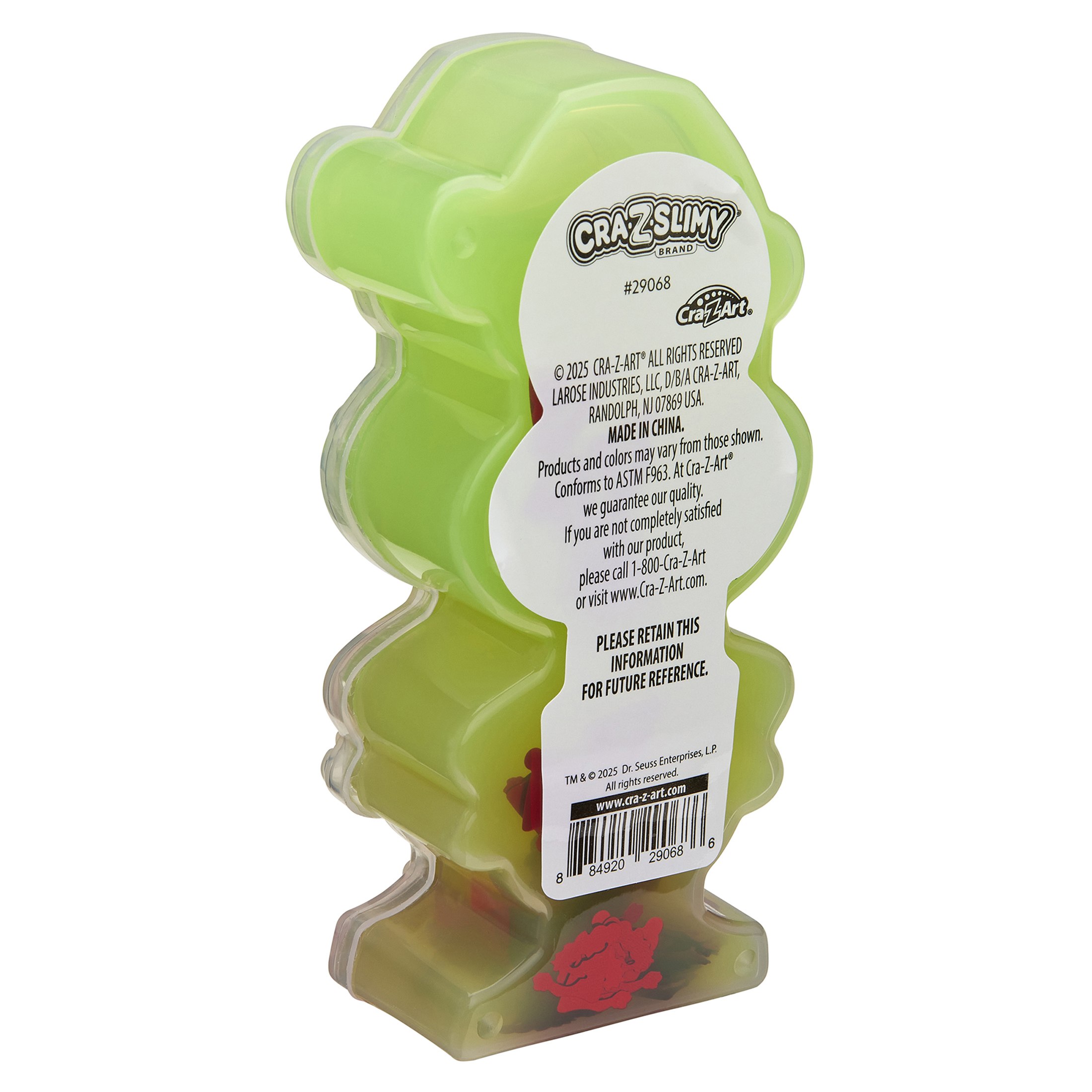 Cra-Z-Slimy Grinch Christmas Slime Toy – Holiday Stocking Stuffer for Kids
