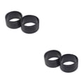 thumbnail image 2 of Wosthever Anillo de goma para empuñadura de raqueta, 2 piezas, para bate de bádminton, soporte de fijación, suministros protectores, Negro 2piezas, 2 of 6