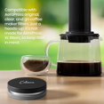 thumbnail image 4 of Travel Coffee Holder with Lid, Compatible with AeroPress Standard & XL Paper/Metal Filters, Waterproof Aluminum Storage, Food-Grade Aluminum & Silicone, Filter Not Included, 4 of 6