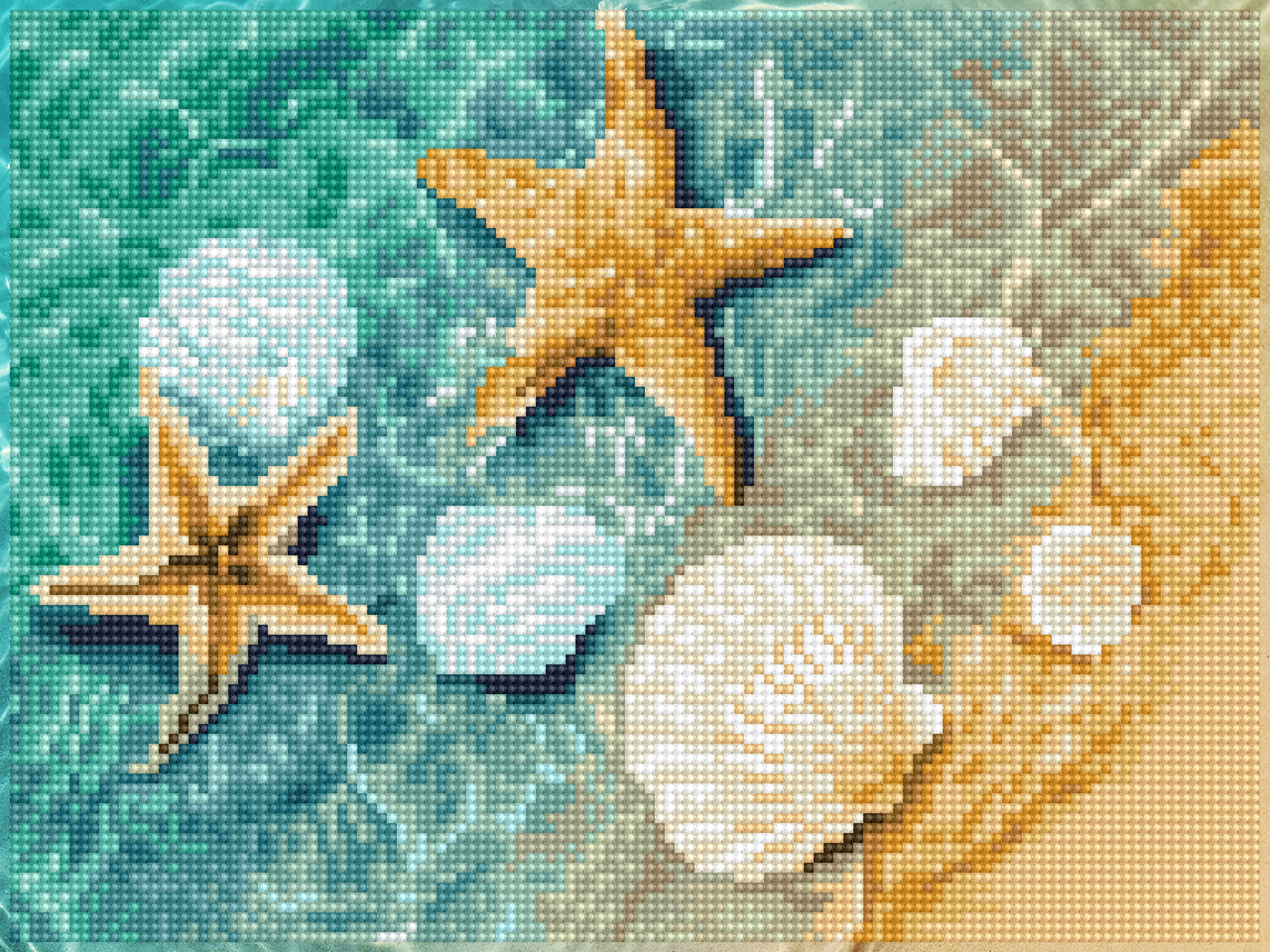 Diamond Dotz Crystal Shore Diamond Painting Kit photo 1