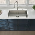 thumbnail image 6 of Drop-in Single Bowl Stainless Steel Kitchen Sink with Workstation, 6 of 8