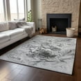 thumbnail image 6 of Addison Rugs Mayfield Washable Transitional Abstract Gray Rectangle Rug, 3' x 5', 6 of 6