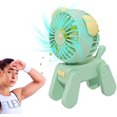 thumbnail image 1 of Ventilador de mesa portátil pequeño y silencioso (verde), 1 of 5