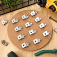 thumbnail image 2 of 50 Pcs Shelf Clips Stainless Steel Cabinet Shelf Pegs Shelf Support Pins Replacement Shelf Clips For Secure And Stable Shelving, 2 of 8