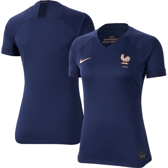 Nike France Home Womens Soccer Jersey World Cup 2019 Medium