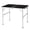 Black, variant on Hassch 4ft Portable Folding Outdoor Table, Lightweight Camping/Picnic Table with Aluminum Alloy Frame, Travel Utility Table for Indoor/Outdoor Use, White