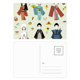 thumbnail image 1 of La chica local tradicional japonesa Set cumpleaños gracias tarjeta postal correo lado 20pcs, 1 of 3