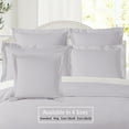thumbnail image 3 of (2 pack) Nestl Pillow Sham Set of 2, Premium 1800 Series Double Brushed Bed Pillow Cases, Gray Lavender, Standard 20" X 26", 3 of 6