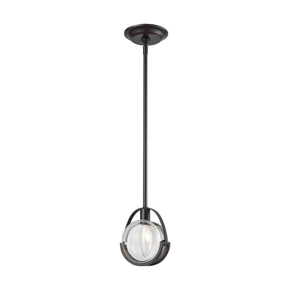Elk Home 5-Inch Wide Focal Point Pendant, Oil Rubbed Bronze