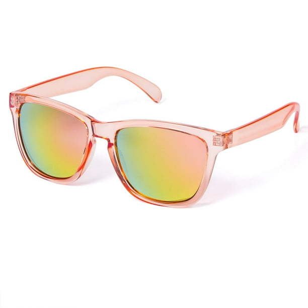 Gafas de sol COLOSSEIN con montura cuadrada vintage y lentes UV400 para mujer