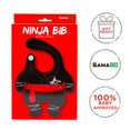thumbnail image 7 of Ninja Baby Bib, 7 of 7