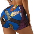 thumbnail image 2 of Gokiu Scooby-Doo Workout Shorts for Women Yoga Biker Shorts High Waisted Contour Gym Buttock Lift Legging, 2 of 7