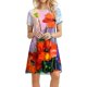 thumbnail image 2 of Vestido de verano para mujer, vestido informal con manga larga, vestido largo Fridja  qw1893, 2 of 6