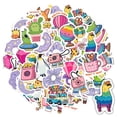 thumbnail image 4 of 35pcs-70pcs Cute Alien DIY Stickers Animal Stationery Stickers Reward Stickers for Phone Laptop Suitcase, 4 of 9
