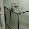 thumbnail image 6 of Resenkos Shower Enclosure Door,Shower Stall Door,34" X 72" Shower Screen Door Frost Tempered Glass, 6 of 7
